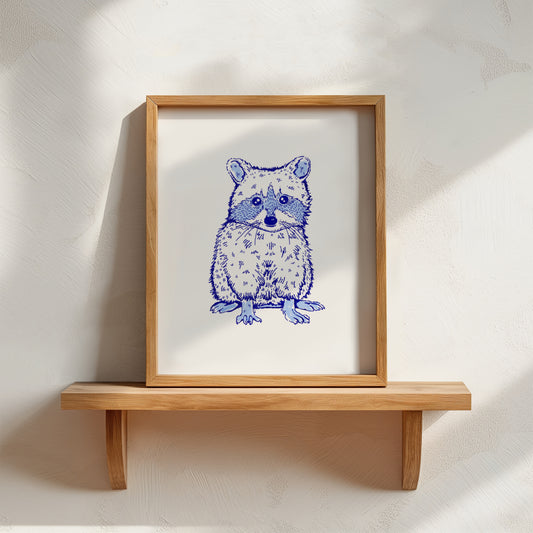 Raccoon Art Print