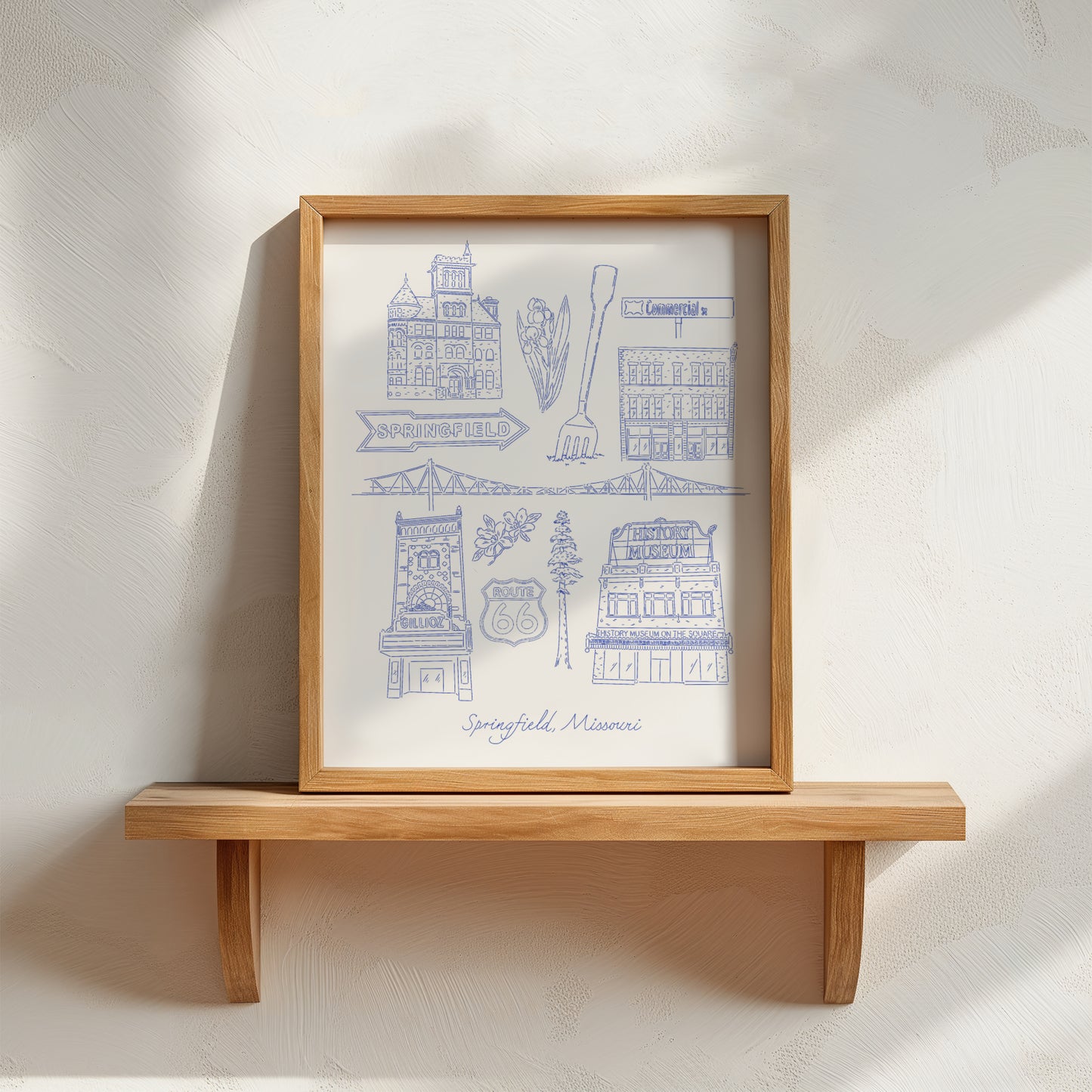 Springfield, Missouri Art Print