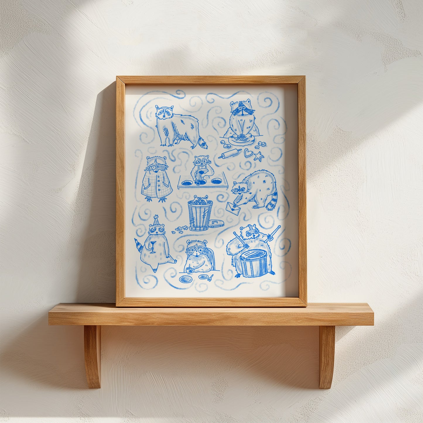 Trash Cats Art Print